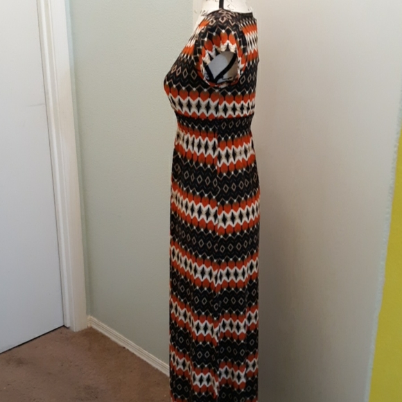 NWT 5th & Love geometric pattern dress med - Picture 3 of 6
